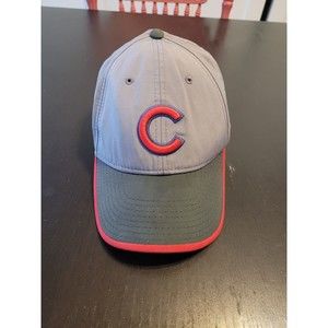Chicago Cubs Hat Nike Dri-Fit Legacy91 Baseball Adjustable Cap MLB Gray Red